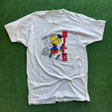 Vintage Buffalo Bills Bart Simpson Tee Size S