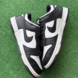 Nike Black White Low Dunk Size 6.5Y