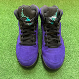 Jordan Alternate Grape 5s Size 9.5