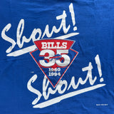 Vintage Buffalo Bills Shout Tee Size L
