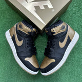 Jordan Metallic Gold 1s Size 5.5Y