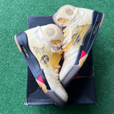 Jordan Off-White 5s. Size 11. $250.
