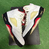 Jordan Fire Red 5s Size 10