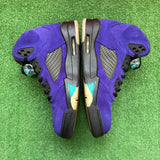 Jordan Alternate Grape 5s Size 9.5