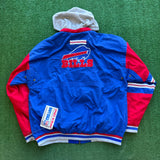 Vintage Buffalo Bills Apex Hoodie Jacket Size L