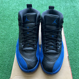 Jordan Black Game Royal 12s Size 10
