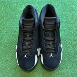Jordan Black White 14s Size 10.5