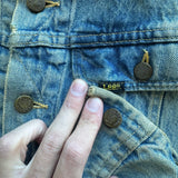 Vintage Lee Jean Biker Jacket Size 40R
