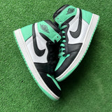 Jordan Green Glow 1s Size 10