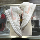 Jordan Light Iron Ore Mid 1s Size 8W/6.5M