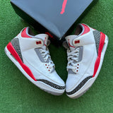 Jordan Fire Red 3s Size 10