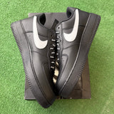 Nike Supreme Black White Low Air Force 1s Size 11