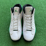 Jordan Lucky Green 13s Size 10