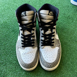 Jordan White Cement 1s Size 12