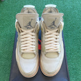 Jordan Off White Sail 4s Size 12W/10.5M