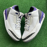 Jordan Dark Iris 3s Size 9