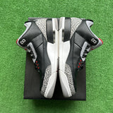 Jordan Black Cement 3s Size 10