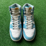 Nike Blue Chill High Dunk Size 11.5