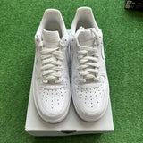 Nike White Low Air Force 1s Size 10.5
