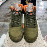 Jordan Olive 5s Size 9.5