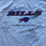 Vintage Buffalo Bills Autographed Tee Size L
