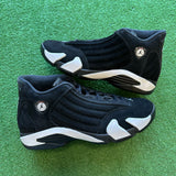 Jordan Black White 14s Size 10.5