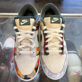 Nike Multi Camo Low Dunks Size 9