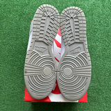 Nike White Smoke Grey Low Dunks Size 12