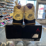 Jordan Off White Sail 5s Size 10.5