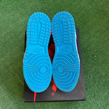 Jordan Dark Powder Blue Low 1s Size 5Y