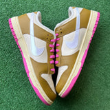 Nike Bronze Pink Low Dunk Size 10W/8.5