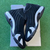 Jordan Black White 14s (No Insoles) Size 8
