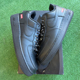 Nike Supreme Black Air Force 1s Size 8.5