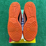 Nike Orange Lobster SB Low Dunks Size 13