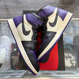 Jordan Court Purple 1s Size 11