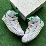 Jordan Lucky Green 2s Size 10