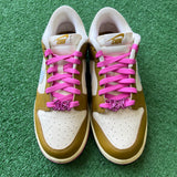 Nike Bronze Pink Low Dunk Size 10W/8.5