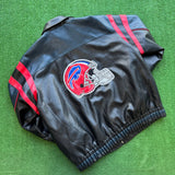 Vintage Buffalo Bills Leather Jacket Size XXL