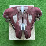 Jordan Burgundy 5s Size 5Y