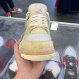 Jordan Off White Sail 4s Size 12W/10.5M