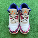 Jordan Barley Grape 3s Size 7Y
