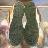 Nike Multi Camo Low Dunks Size 9