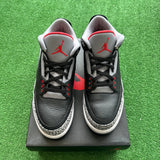Jordan 2017 Black Cement 3s Size 11