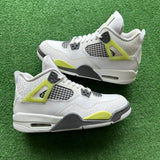 Jordan Light Lemon Twist 4s Size 7Y