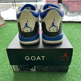 Jordan Racer Blue 3s Size 6Y