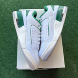 Jordan White Pine Green 2/3 Size 10.5