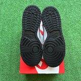 Nike Black White Low Dunk Size 6Y