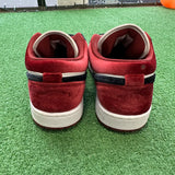 Jordan Velvet Black Toe Low 1s Size 11W/9.5M