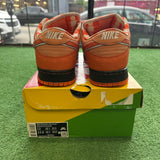 Nike Orange Lobster SB Low Dunks Size 13