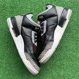 Jordan Black Cement 3s Size 11